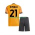 Camisola AS Roma Dybala 21 Criança Equipamento Segundo 2025-2026 Manga Curta